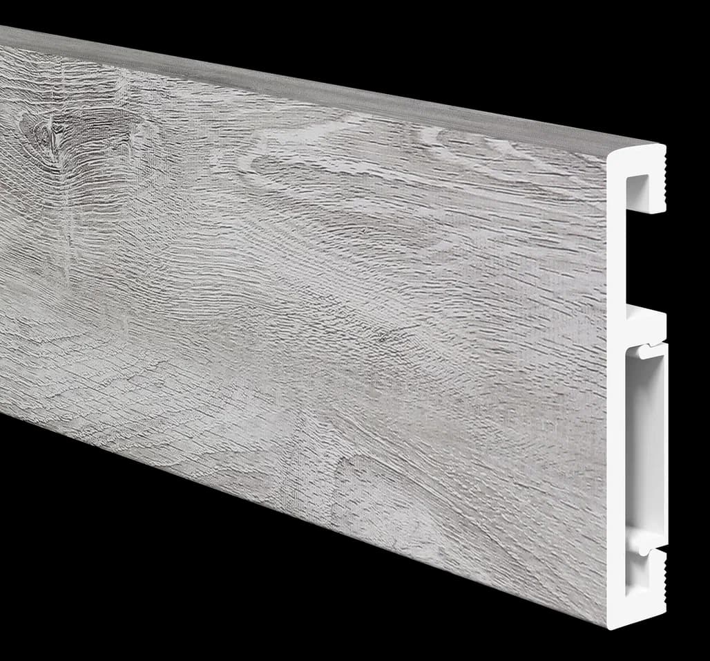 Плинтус ПВХ CronaFloor Foresta Grace 2000×70х13 Дуб Лондон FG 004