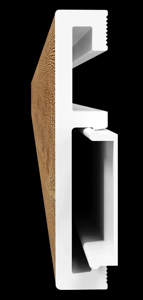 Плинтус ПВХ CronaFloor Foresta Grace 2000×70х13 Дуб Робуста FG 005