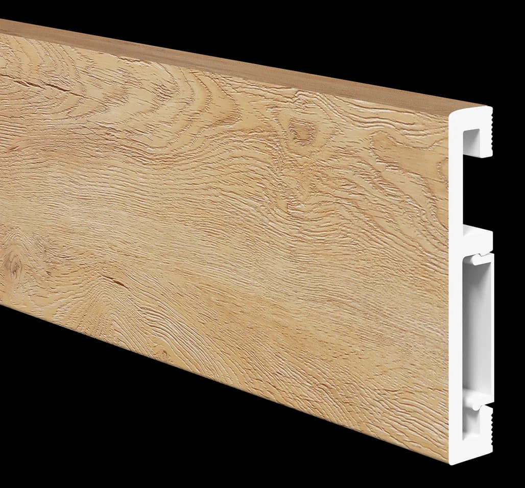 Плинтус ПВХ CronaFloor Foresta Grace 2000×70х13 Дуб Монтара FG 006