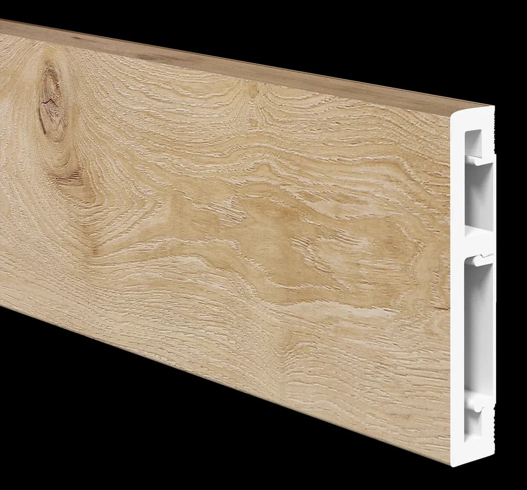 Плинтус ПВХ CronaFloor Foresta Grace 2000×70х13 Дуб Фрейзер FG 007