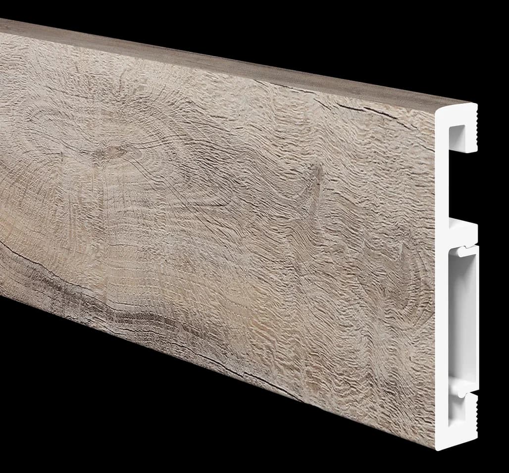 Плинтус ПВХ CronaFloor Foresta Grace 2000×70х13 Дуб Горный FG 008