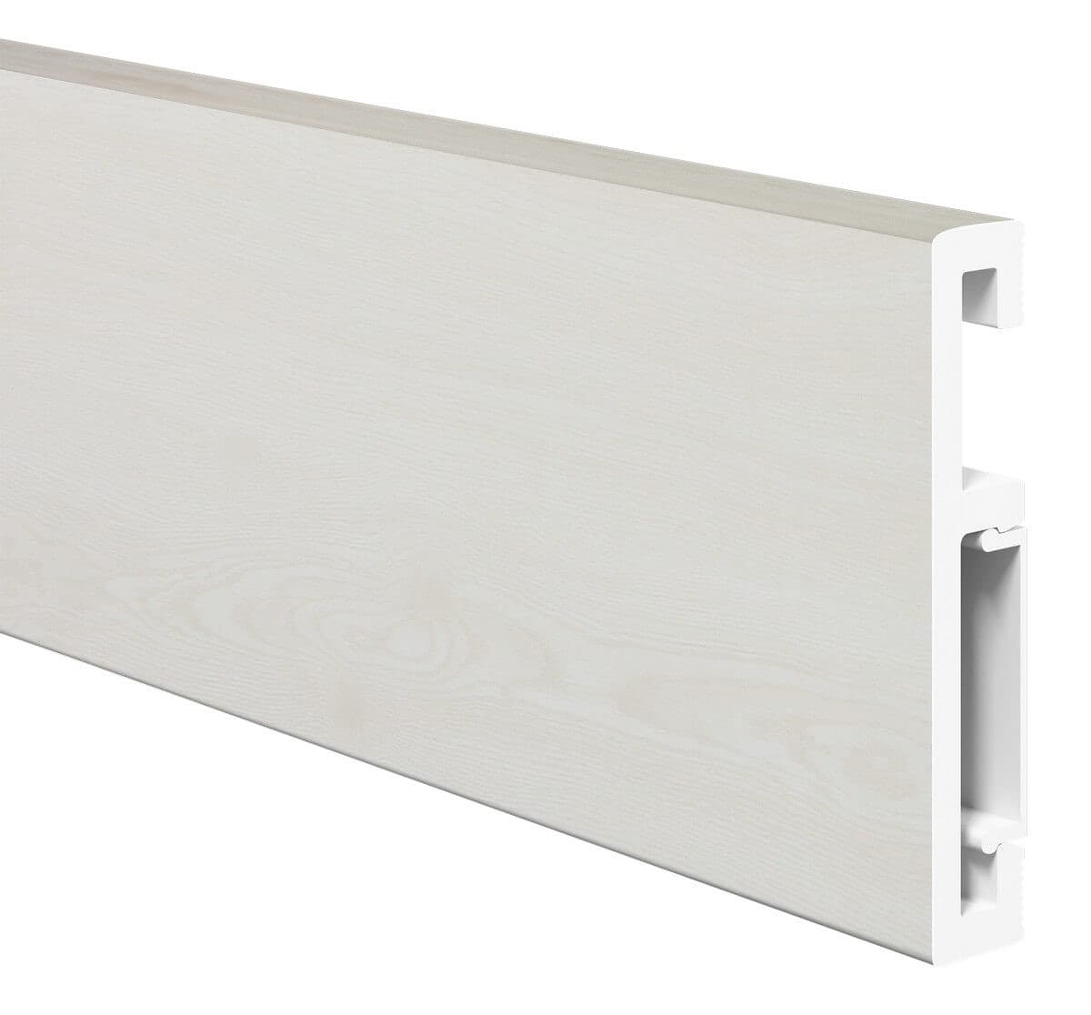 Плинтус ПВХ CronaFloor Foresta Grace 2000×70х13 Дуб Беленый FG 001