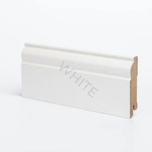 Плинтус МДФ Deartio W04-80 Белый 80х16х2050 
