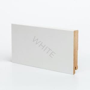 Плинтус МДФ Deartio W06-100 Белый 100х16х2050