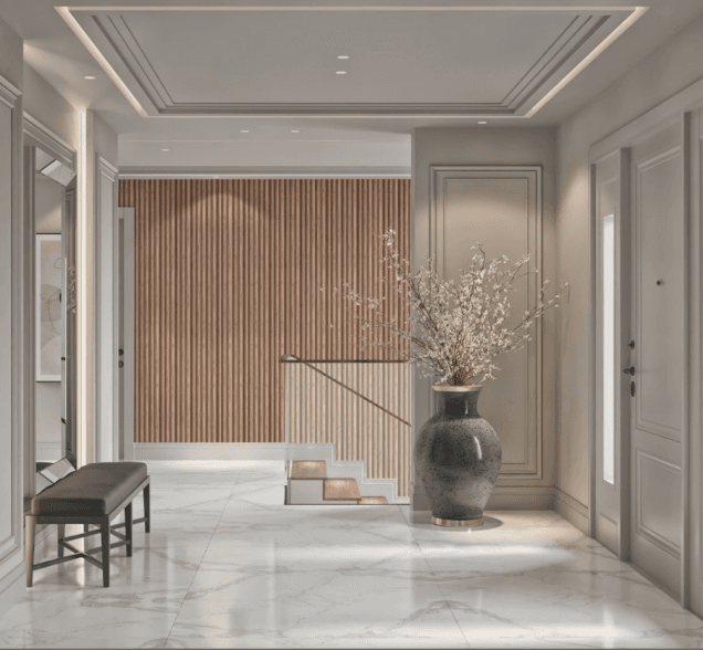 Панель реечная ПВХ Wood Lab Legno Орех пекан сливочный