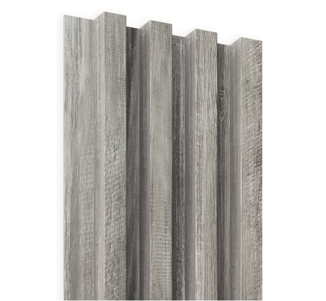 Панель реечная ПВХ Wood Lab Legno Санторини серый