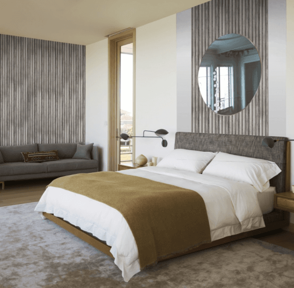 Панель реечная ПВХ Wood Lab Legno Санторини серый